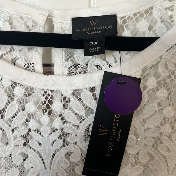 Worthington Lace Blouse - Picture 5 of 5